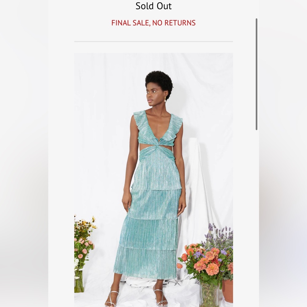 SAYLOR NYC blue gown (worn once and sold out online)